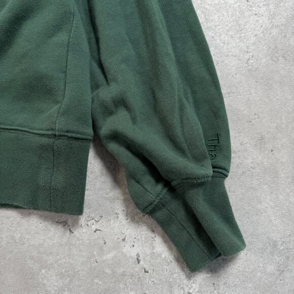 Tna AiryAF fleece green crewneck sweatshirt size 1 - Picture 3 of 5